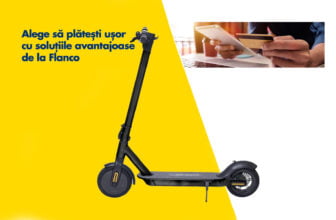 trotineta electrica in rate de la Flanco
